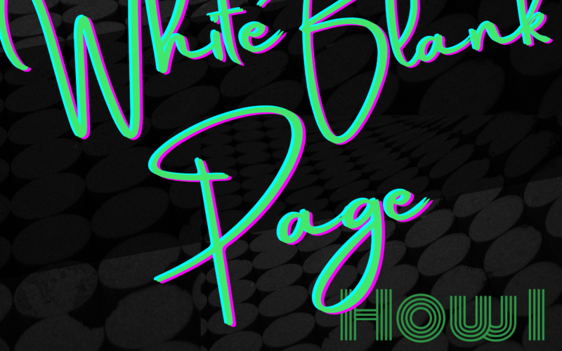 White Blank Page