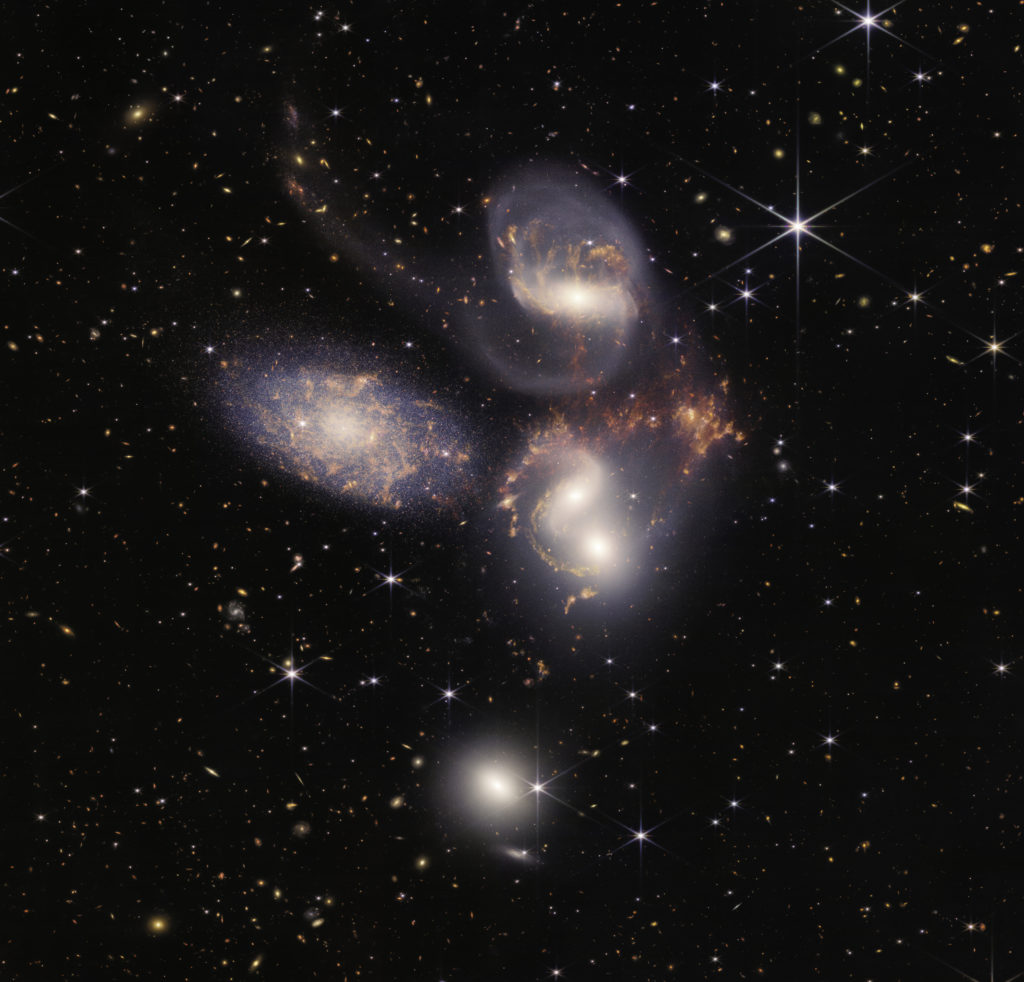 Main Image Galaxies Stephans Quintet Sq Nircam Miri - How I See It
